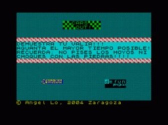Cars Out (2006)(Defun Projects)(ES)[Bytemaniacos 2004 BASIC Contest] Rom
